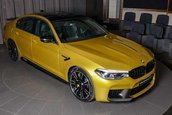 BMW M5 Competition in Austin Yellow