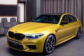 BMW M5 Competition in Austin Yellow