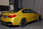 BMW M5 Competition in Austin Yellow