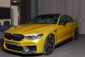 BMW M5 Competition in Austin Yellow