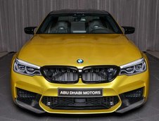 BMW M5 Competition in Austin Yellow