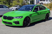 BMW M5 in Verde Mantis