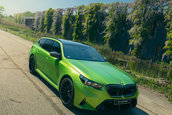 BMW M5 Touring in Frozen Tampa Bay Green
