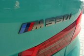 BMW M550i in Mint Green