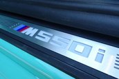 BMW M550i in Mint Green