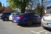 BMW M6 cu roata blocata