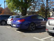 BMW M6 cu roata blocata
