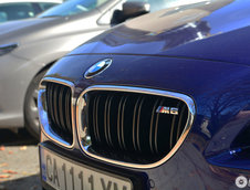 BMW M6 cu roata blocata