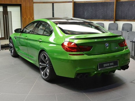 BMW M6 Gran Coupe in Java Green