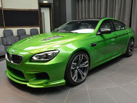 BMW M6 Gran Coupe in Java Green