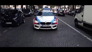 BMW M6 vs Paris: Safety Car-ul din MotoGP viziteaza Orasul Luminilor