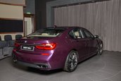 BMW M760Li in Purple Silk