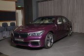 BMW M760Li in Purple Silk