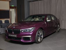 BMW M760Li in Purple Silk