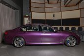 BMW M760Li in Purple Silk