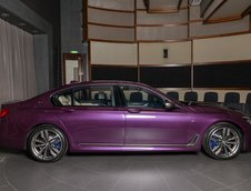 BMW M760Li in Purple Silk