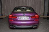 BMW M760Li in Purple Silk