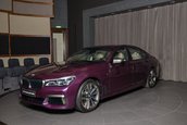 BMW M760Li in Purple Silk