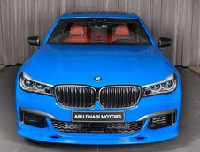 BMW M760Li in Santorini Blue