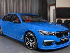 BMW M760Li in Santorini Blue