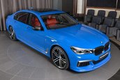 BMW M760Li in Santorini Blue