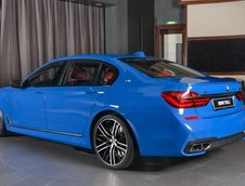 BMW M760Li in Santorini Blue