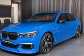 BMW M760Li in Santorini Blue