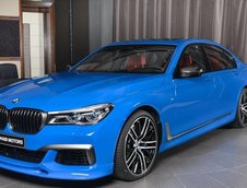 BMW M760Li in Santorini Blue