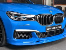 BMW M760Li in Santorini Blue