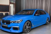 BMW M760Li in Santorini Blue