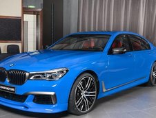 BMW M760Li in Santorini Blue