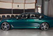 BMW M760Li xDrive in Boston Green