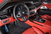 BMW M760Li xDrive in Imola Red