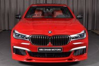 BMW M760Li xDrive in Imola Red