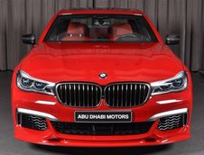 BMW M760Li xDrive in Imola Red