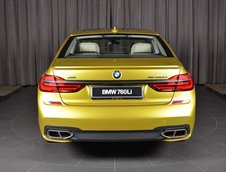 BMW M760Li xDrive in nuanta Austin Yellow