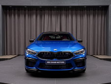 BMW M8 Competition Gran Coupe in Speed Sonic Blue