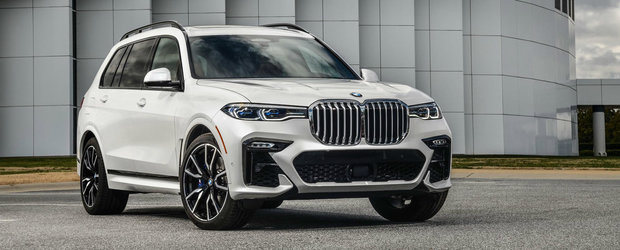 BMW publica noi fotografii cu X7, SUV-ul cu cele mai mari grile din parcare