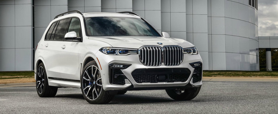 BMW publica noi fotografii cu X7, SUV-ul cu cele mai mari grile din parcare