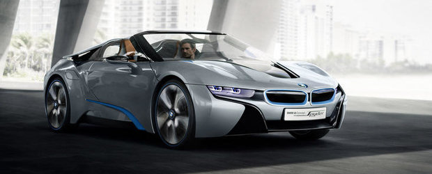 BMW publica noi imagini cu conceptul i8 Spyder, plus primele filme oficiale