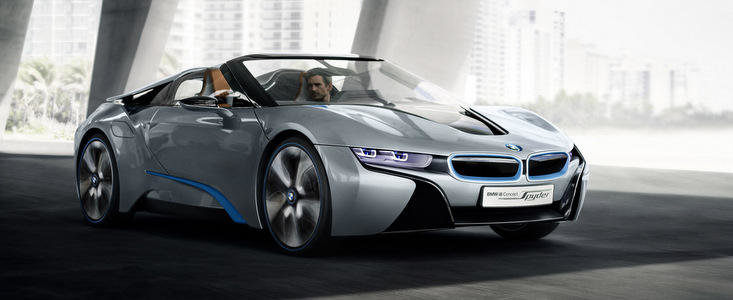 BMW publica noi imagini cu conceptul i8 Spyder, plus primele filme oficiale