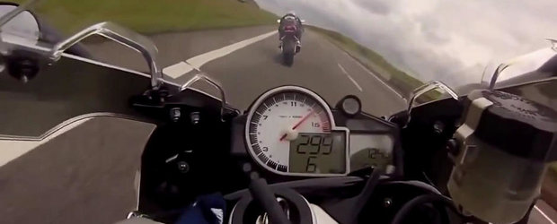 BMW S1000 RR vs Honda CBR1000: Curse ilegale la 300 kilometri pe ora