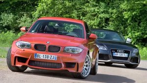 BMW Seria 1 M Coupe si Audi TT-RS isi dau intalnire pe circuit