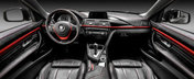 Negrul revine la moda: BMW Seria 4 Coupe cu interior din piele naturala