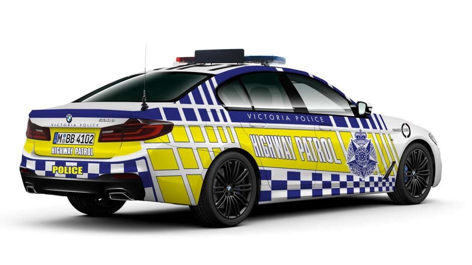 BMW Seria 5 de politie