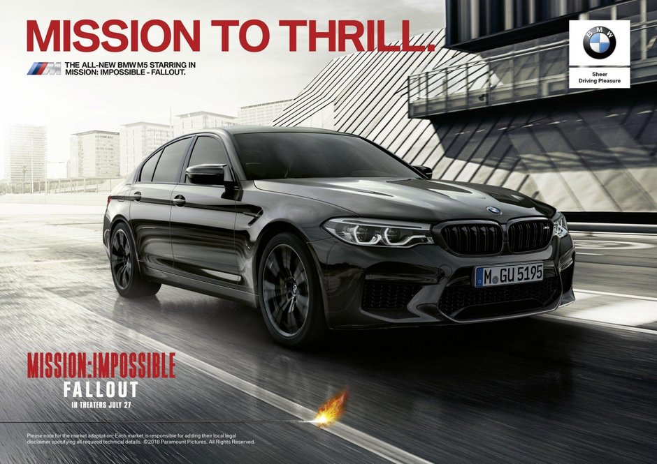 BMW Seria 5 si M5 Edition Mission: Impossible