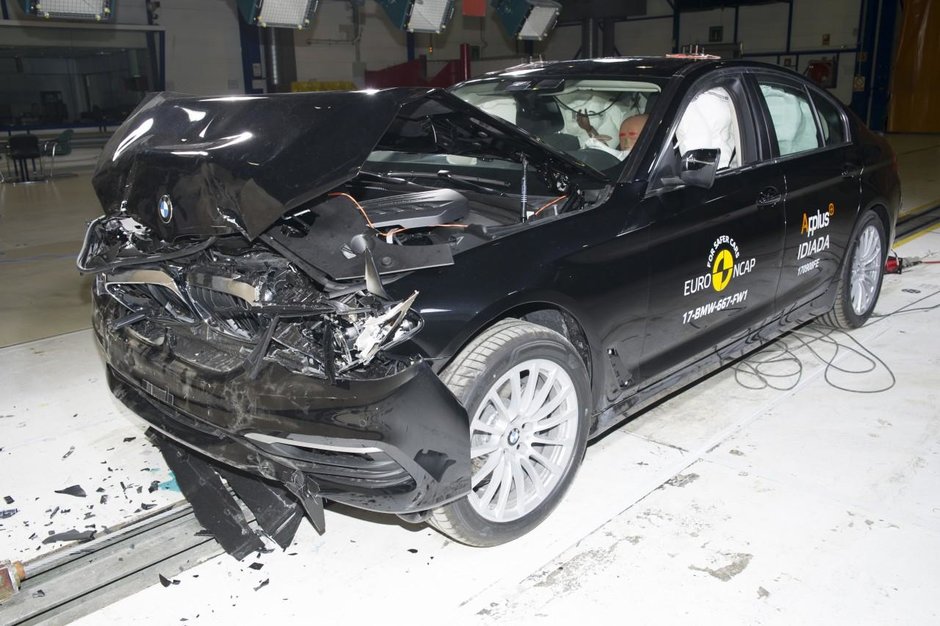 BMW Seria 5 testat de EuroNCAP