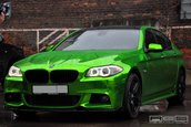 BMW Seria 5 verde cromat