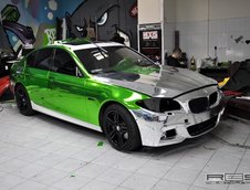 BMW Seria 5 verde cromat