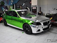 BMW Seria 5 verde cromat